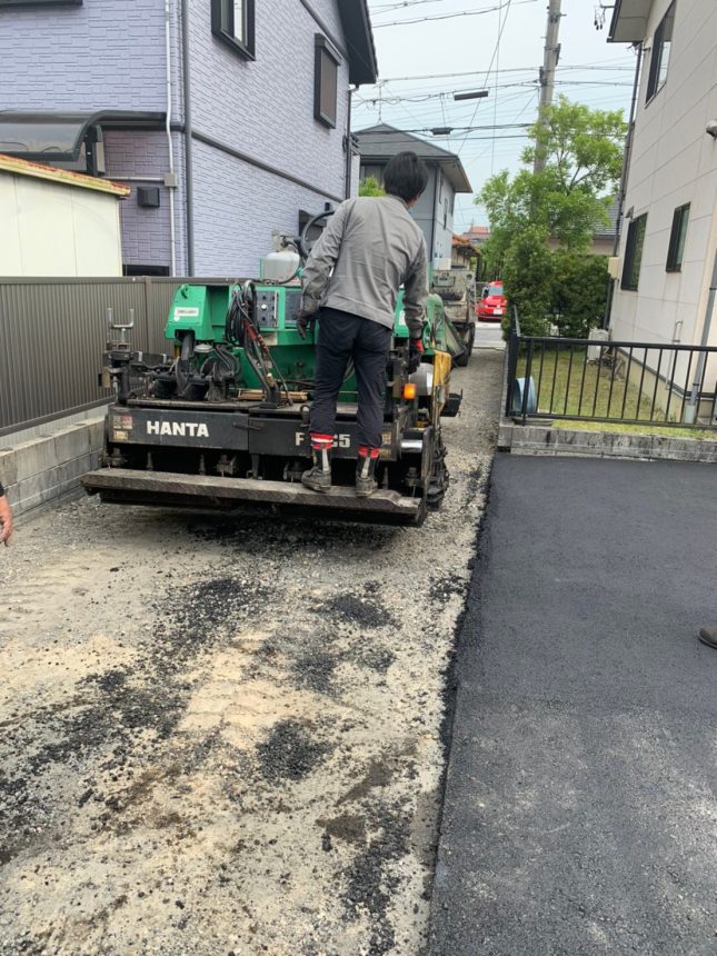 アスファルト工事 整地工事 雑草対策 外構
