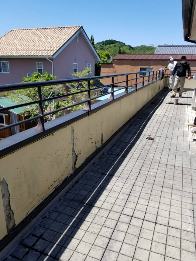 ベランダ工事 テラス工事 ベランダ塗装